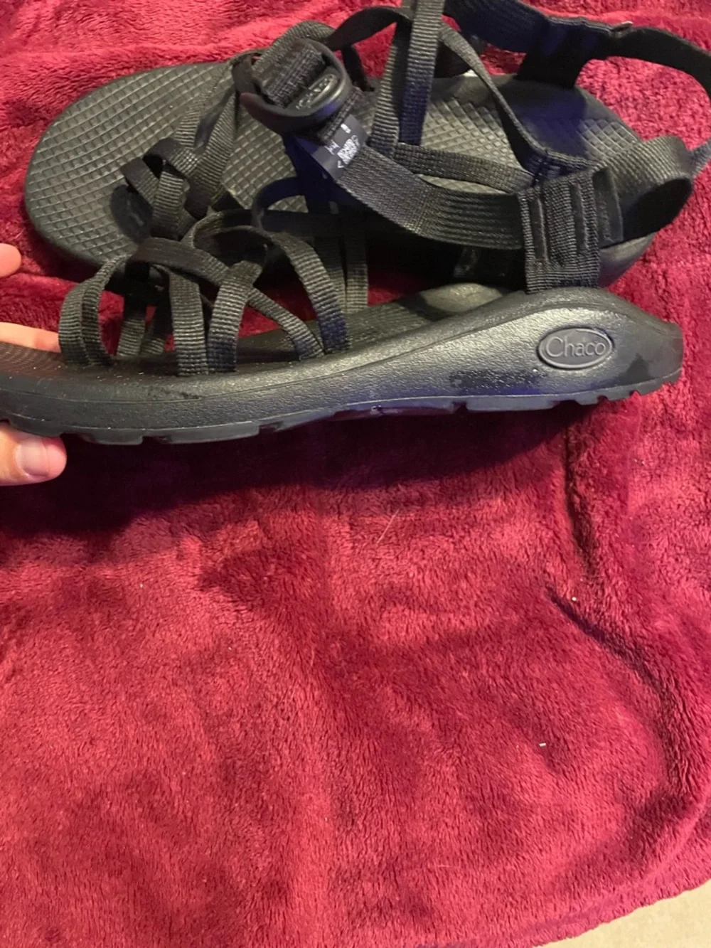 Chaco Women's Black Strappy Z-Style Sandal‎
